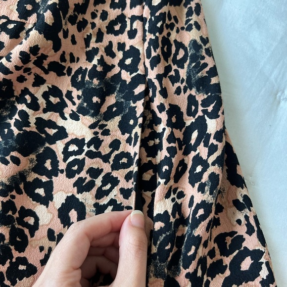 Aritzia Wilfred Small Leopard Slip Mini Dress - Picture 8 of 10